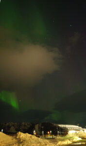 Aurora e miniera di Kiruna