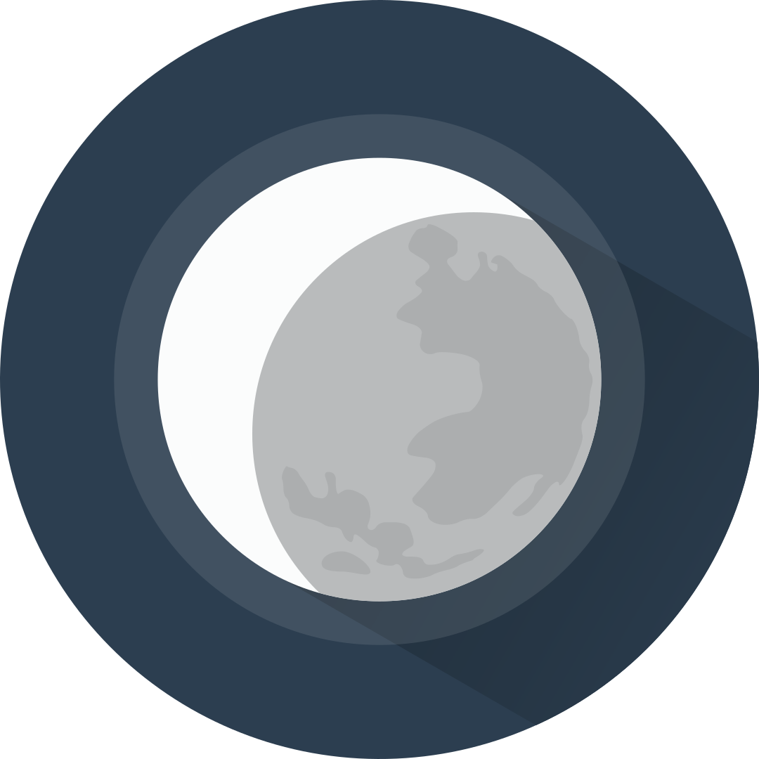 immagine stilizzata della luna